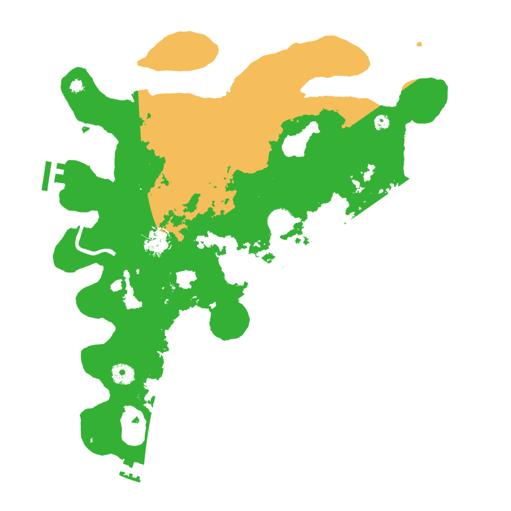 Biome Rust Map: Procedural Map, Size: 3500, Seed: 712405284