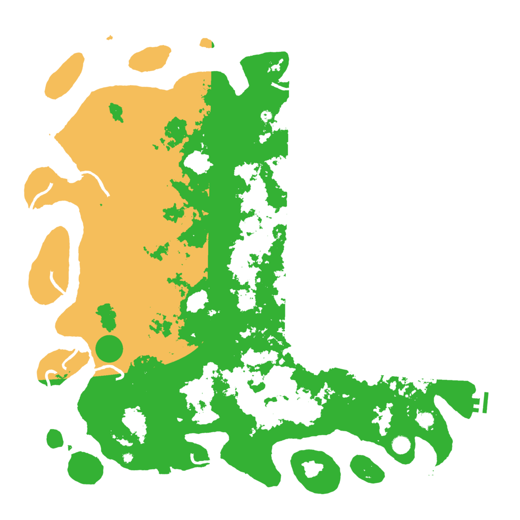 Biome Rust Map: Procedural Map, Size: 5000, Seed: 76138278