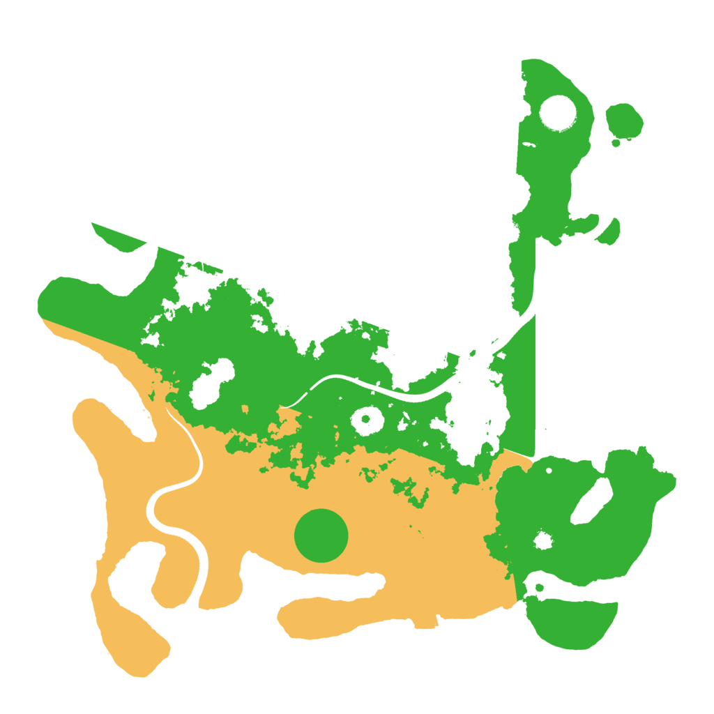 Biome Rust Map: Procedural Map, Size: 3500, Seed: 1495666952