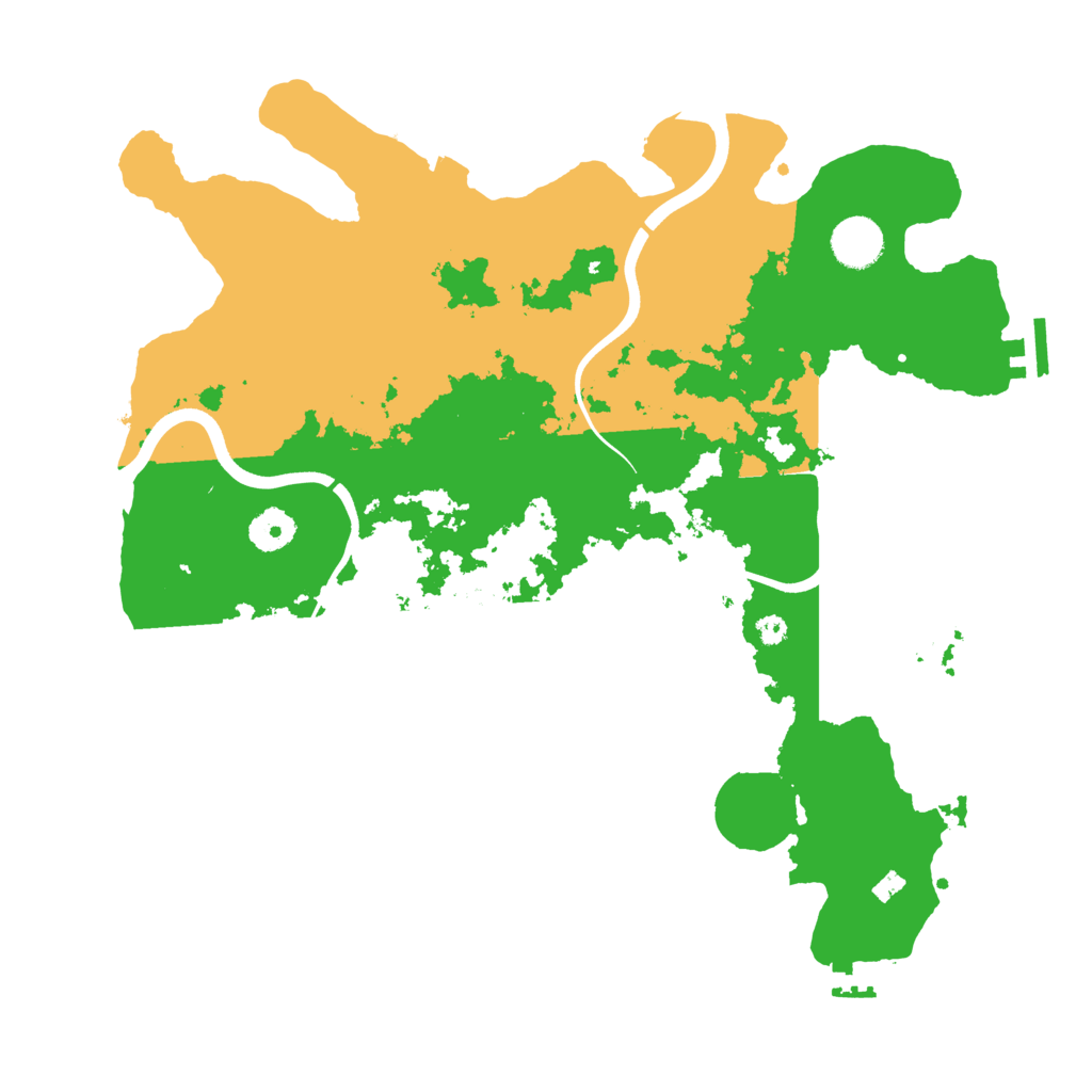 Biome Rust Map: Procedural Map, Size: 3750, Seed: 33671