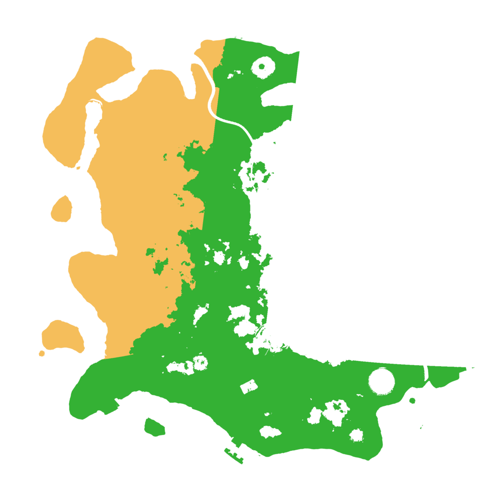 Biome Rust Map: Procedural Map, Size: 3400, Seed: 93