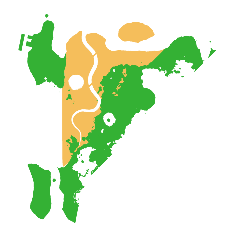 Biome Rust Map: Procedural Map, Size: 3000, Seed: 552754594