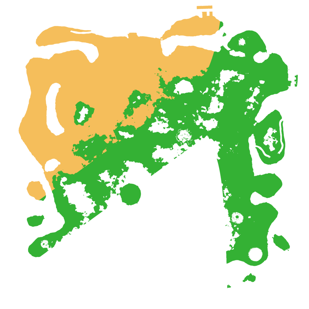 Biome Rust Map: Procedural Map, Size: 4000, Seed: 13921