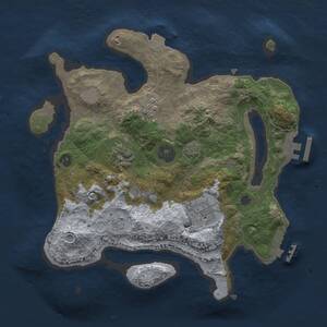 Thumbnail Rust Map: Procedural Map, Size: 2700, Seed: 939971852, 8 Monuments