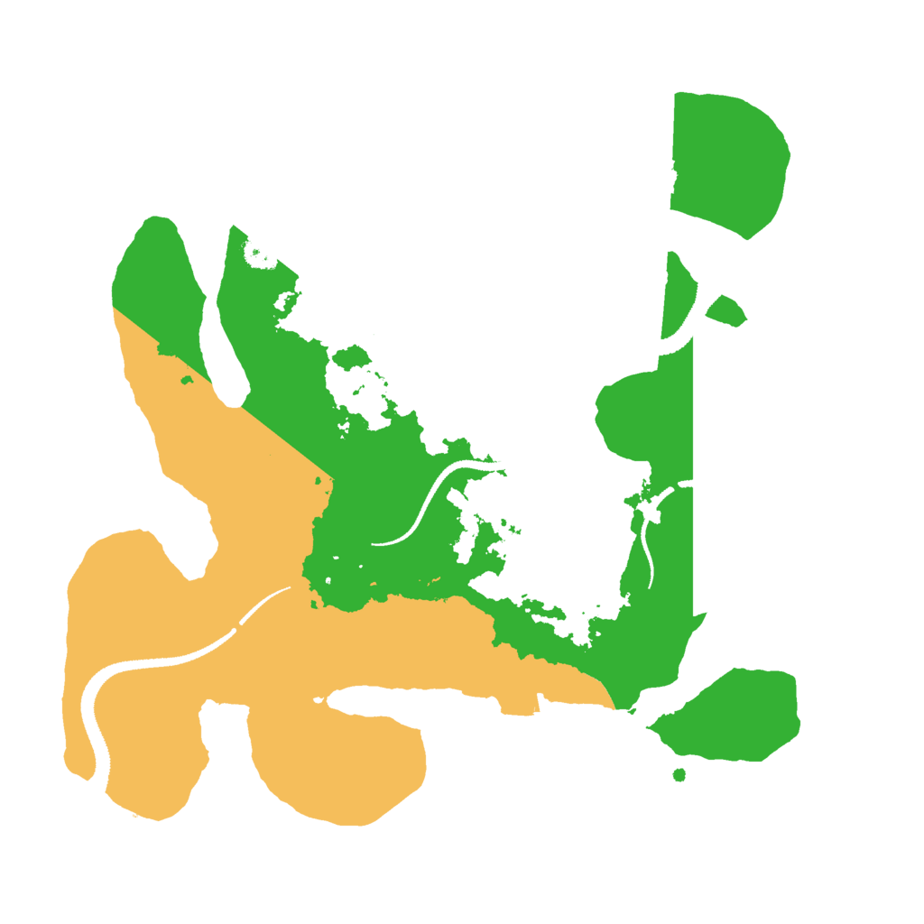 Biome Rust Map: Procedural Map, Size: 2800, Seed: 1970644880