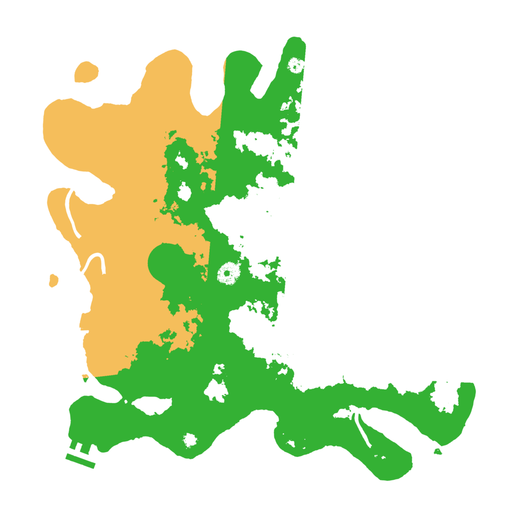 Biome Rust Map: Procedural Map, Size: 3500, Seed: 9428818