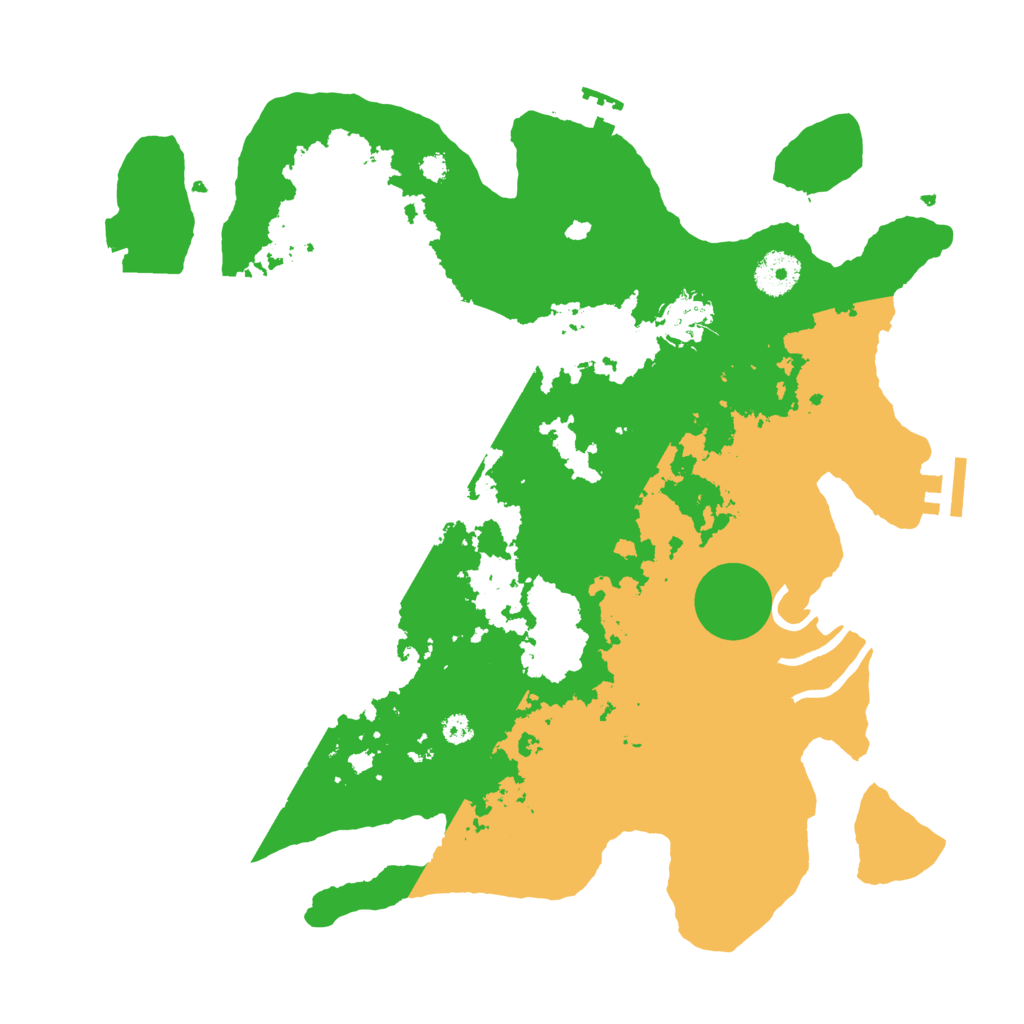 Biome Rust Map: Procedural Map, Size: 3500, Seed: 954477286