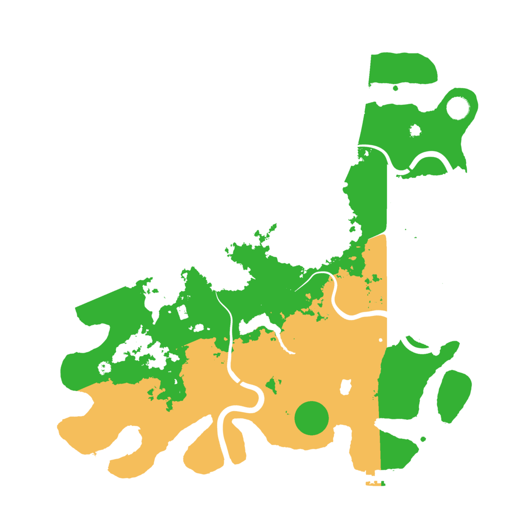 Biome Rust Map: Procedural Map, Size: 4000, Seed: 76453