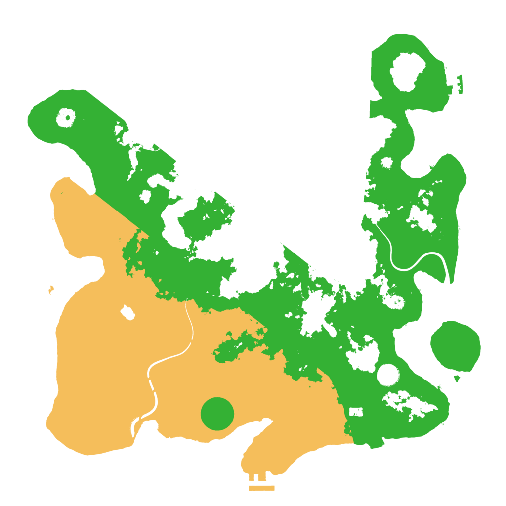 Biome Rust Map: Procedural Map, Size: 4000, Seed: 1150618046