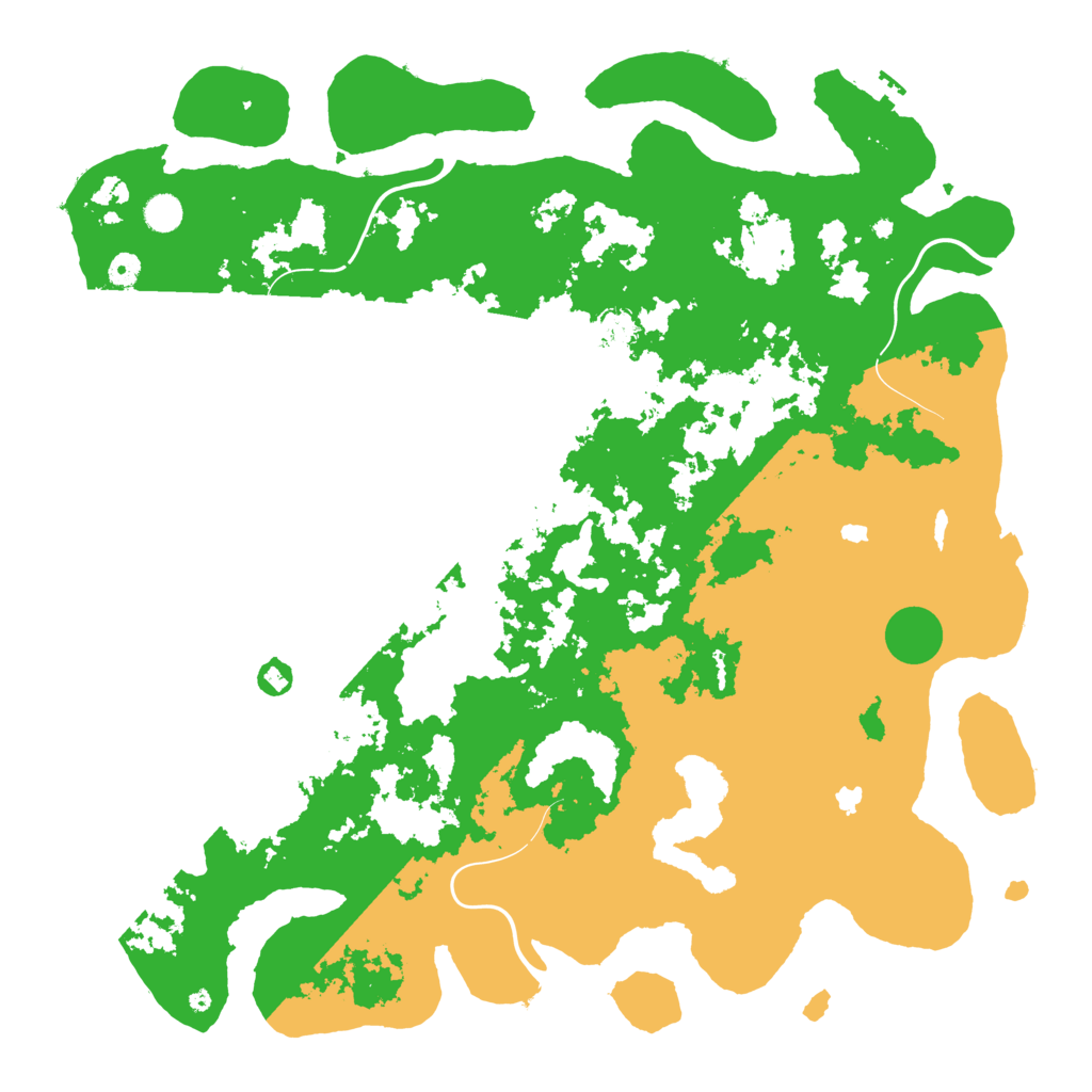 Biome Rust Map: Procedural Map, Size: 5000, Seed: 89375