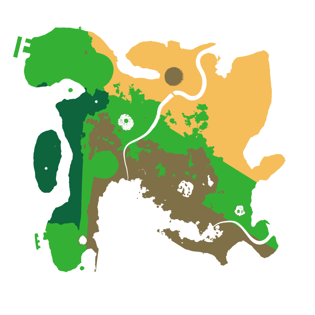 Biome Rust Map: Procedural Map, Size: 3000, Seed: 46270421