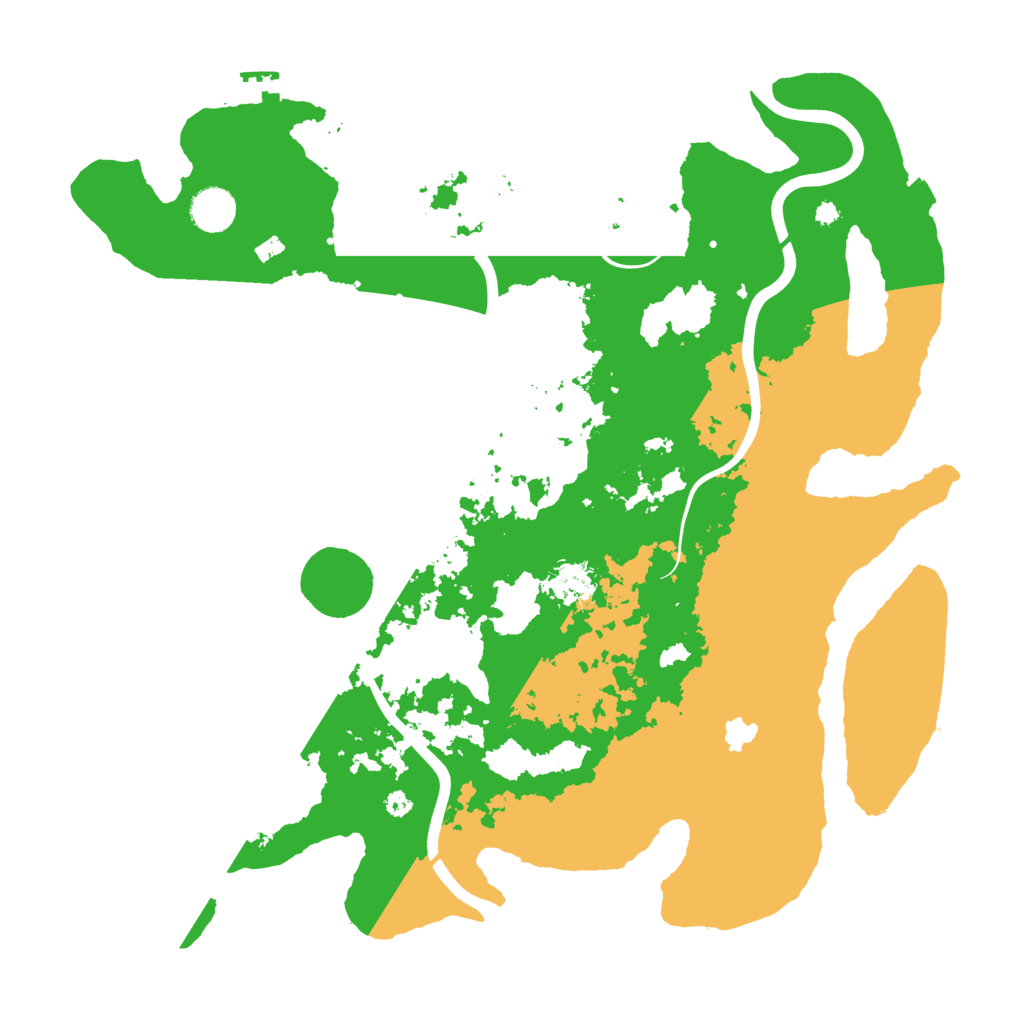 Biome Rust Map: Procedural Map, Size: 4000, Seed: 889150989