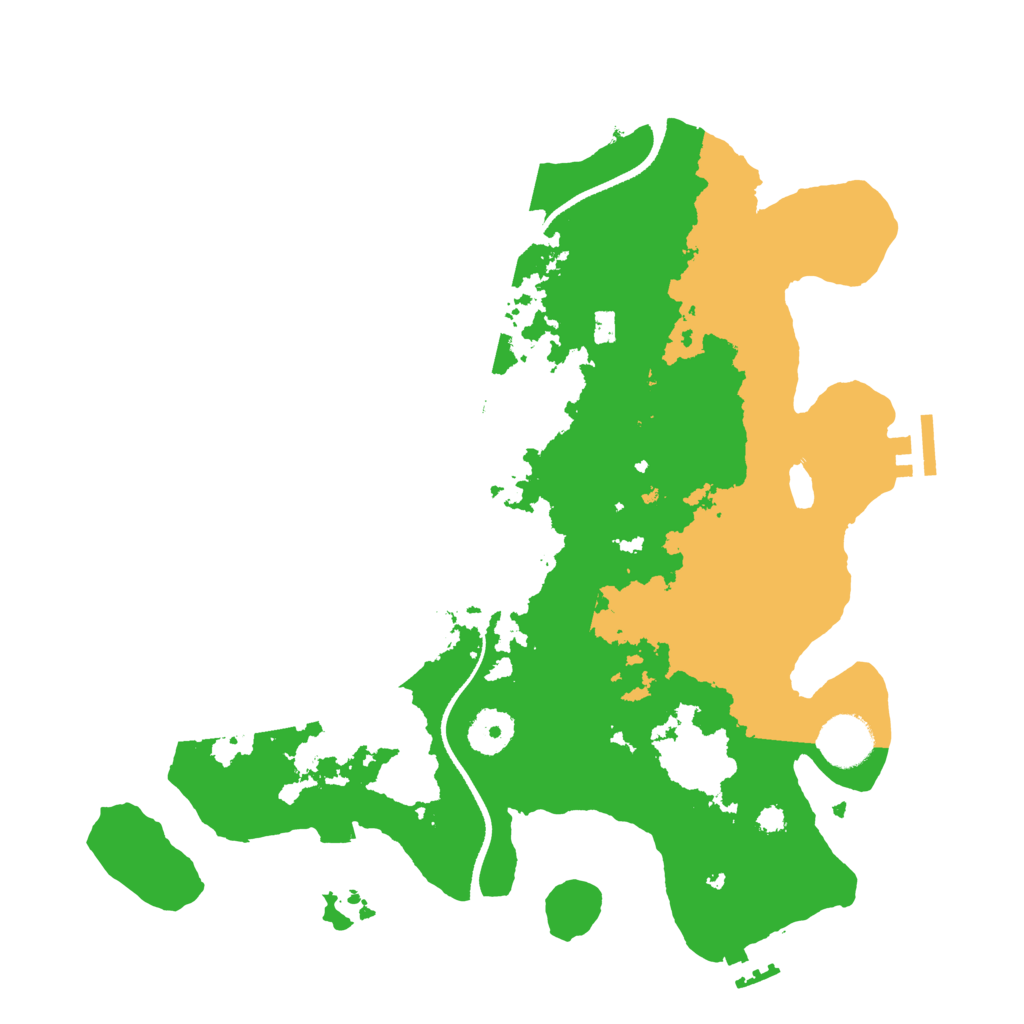 Biome Rust Map: Procedural Map, Size: 3400, Seed: 2128241831