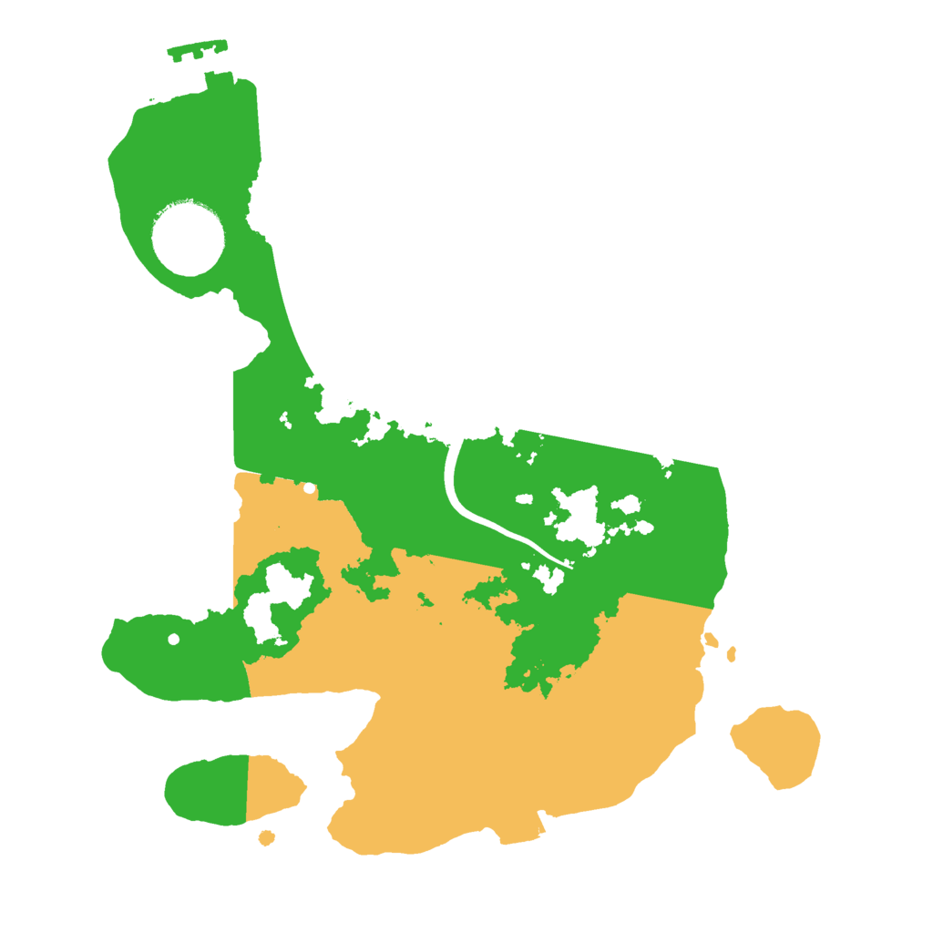 Biome Rust Map: Procedural Map, Size: 2370, Seed: 1360597833