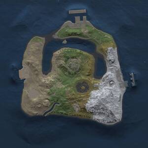 Thumbnail Rust Map: Procedural Map, Size: 1750, Seed: 1761889578, 4 Monuments