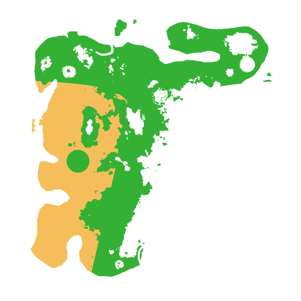 Biome Rust Map: Procedural Map, Size: 3500, Seed: 467490525