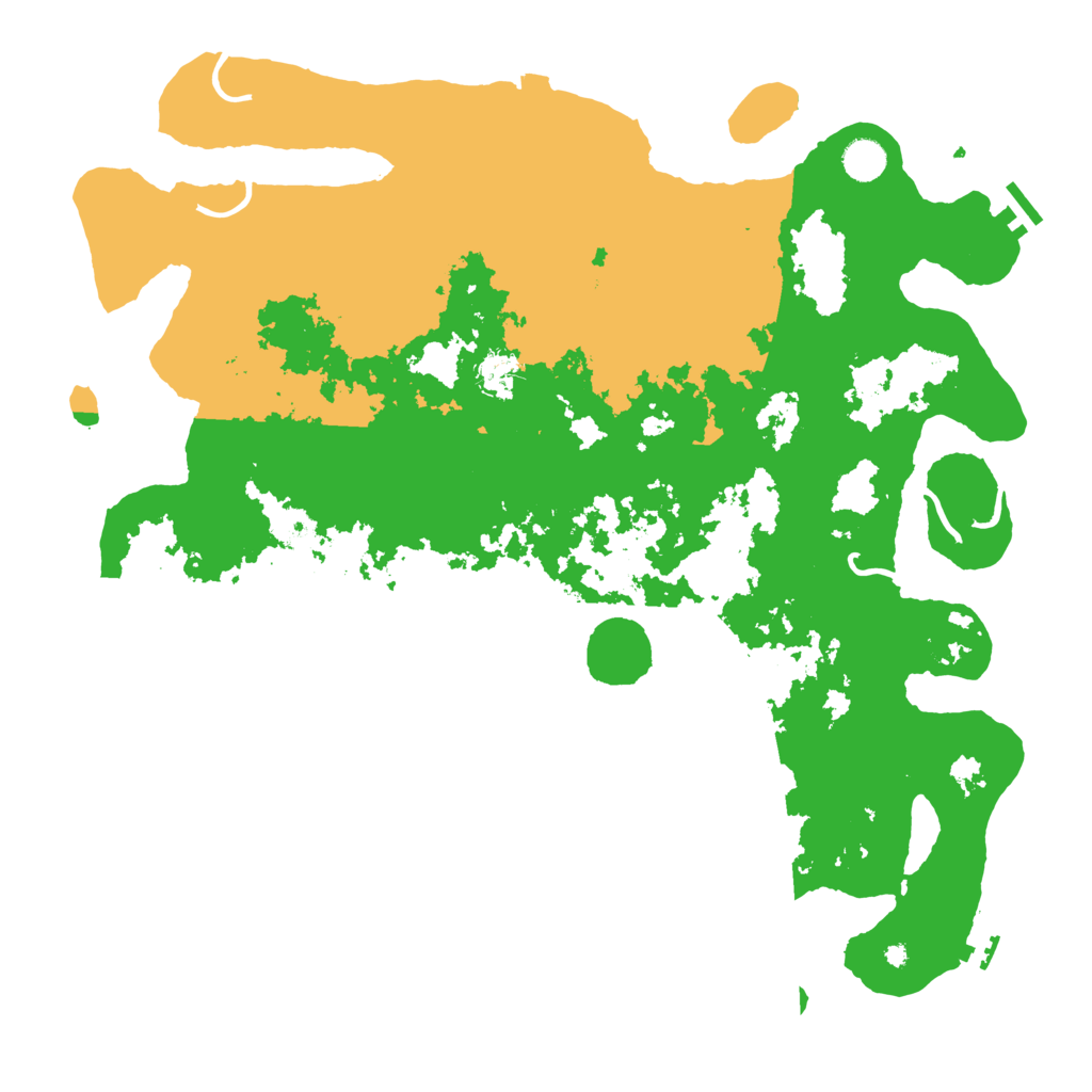 Biome Rust Map: Procedural Map, Size: 4500, Seed: 93173633