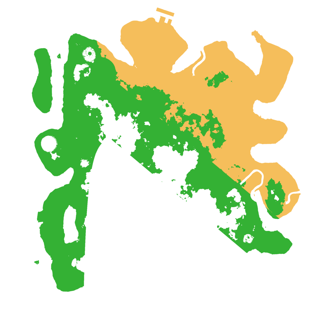 Biome Rust Map: Procedural Map, Size: 3500, Seed: 1908654737