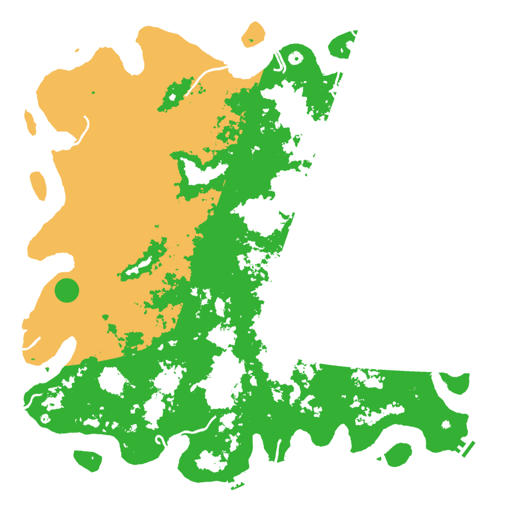 Biome Rust Map: Procedural Map, Size: 5500, Seed: 84616