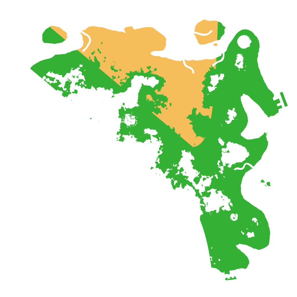Biome Rust Map: Procedural Map, Size: 4000, Seed: 1990498151