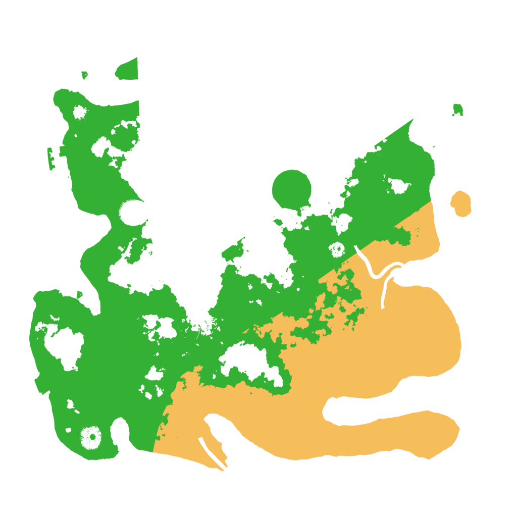 Biome Rust Map: Procedural Map, Size: 3500, Seed: 61457029