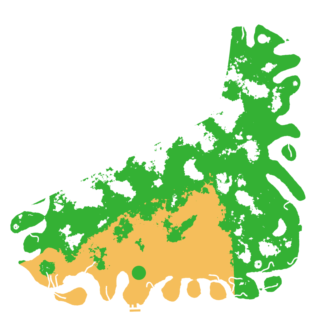 Biome Rust Map: Procedural Map, Size: 6000, Seed: 801978659