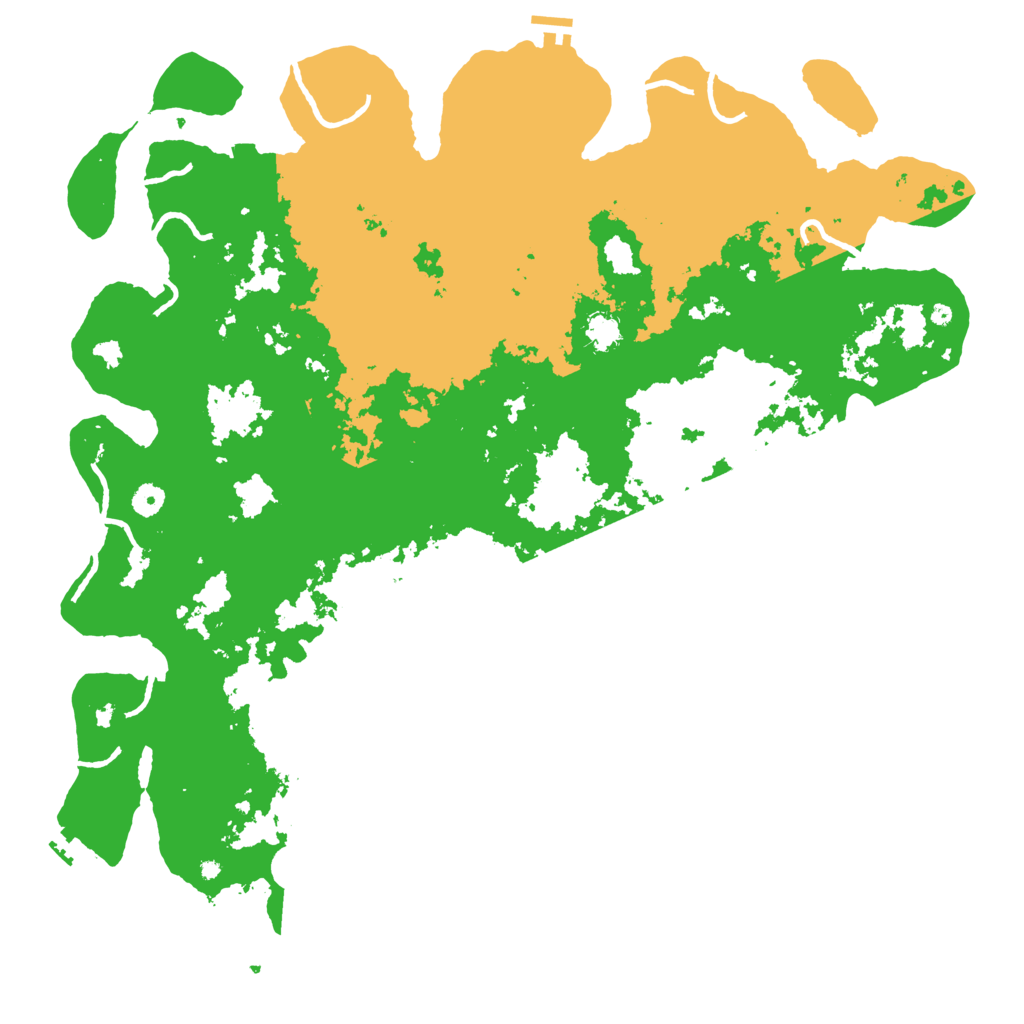 Biome Rust Map: Procedural Map, Size: 5000, Seed: 93347021