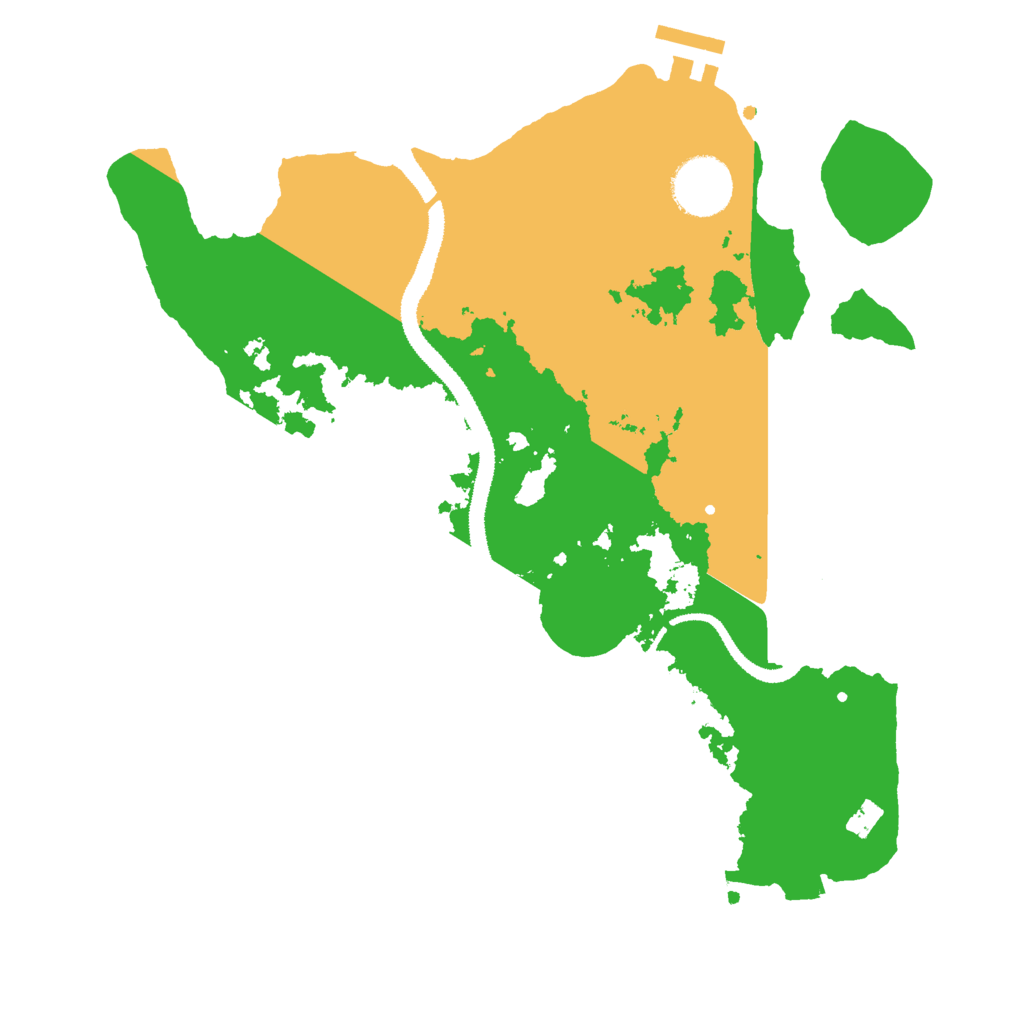 Biome Rust Map: Procedural Map, Size: 3000, Seed: 657958540