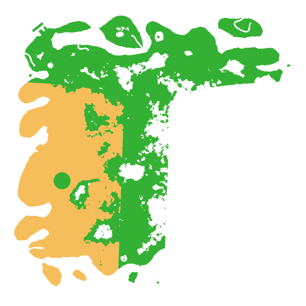 Biome Rust Map: Procedural Map, Size: 4800, Seed: 608177038