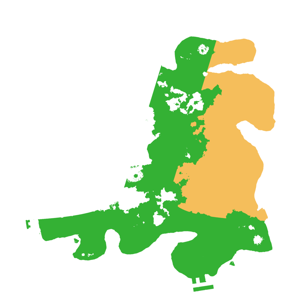 Biome Rust Map: Procedural Map, Size: 3000, Seed: 1075246223