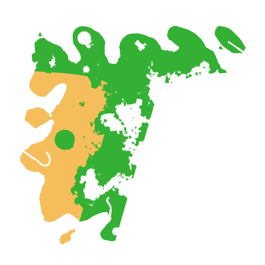 Biome Rust Map: Procedural Map, Size: 3500, Seed: 381805425