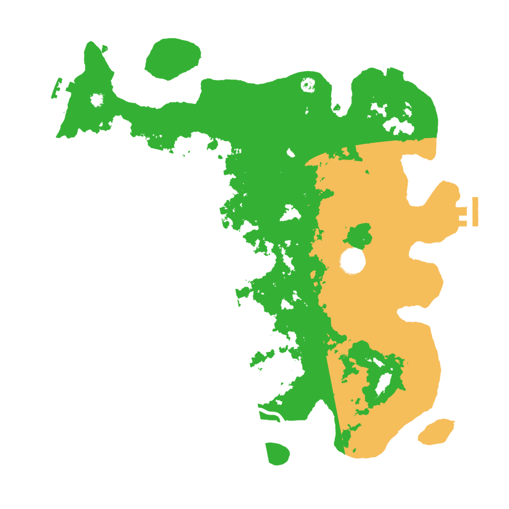 Biome Rust Map: Procedural Map, Size: 3500, Seed: 25785