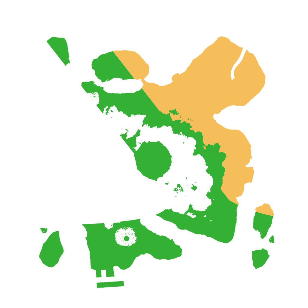 Biome Rust Map: Procedural Map, Size: 2300, Seed: 769011866