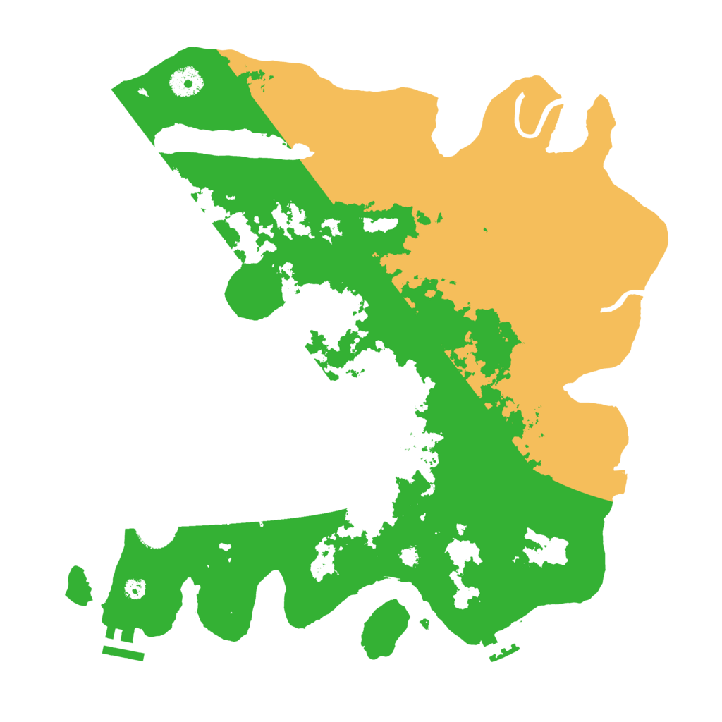 Biome Rust Map: Procedural Map, Size: 3500, Seed: 1089597183