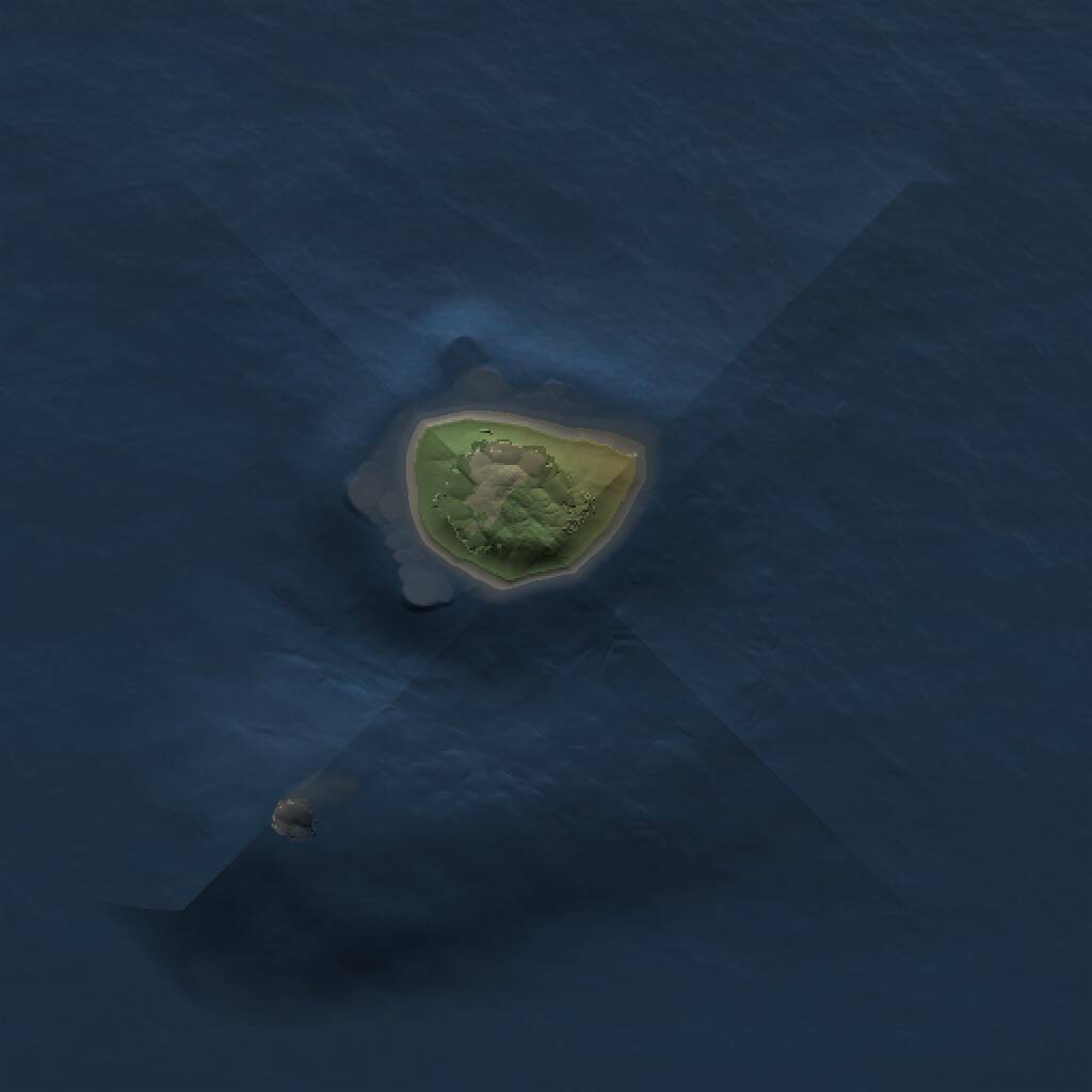 Rust Map: Procedural Map, Size: 1000, Seed: 1226985338, 1 Monuments