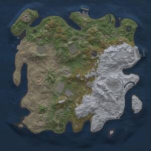 Thumbnail Rust Map: Procedural Map, Size: 3750, Seed: 1327427555, 15 Monuments