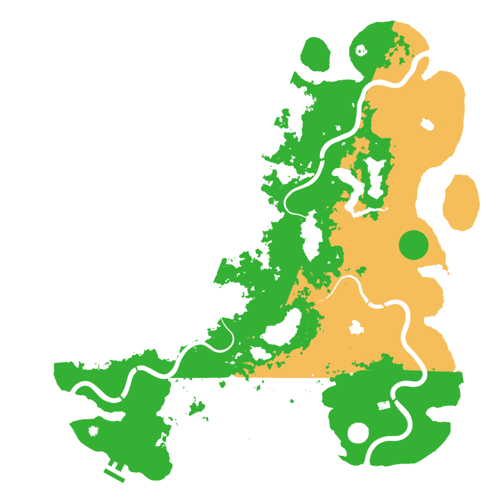 Biome Rust Map: Procedural Map, Size: 4500, Seed: 69783453