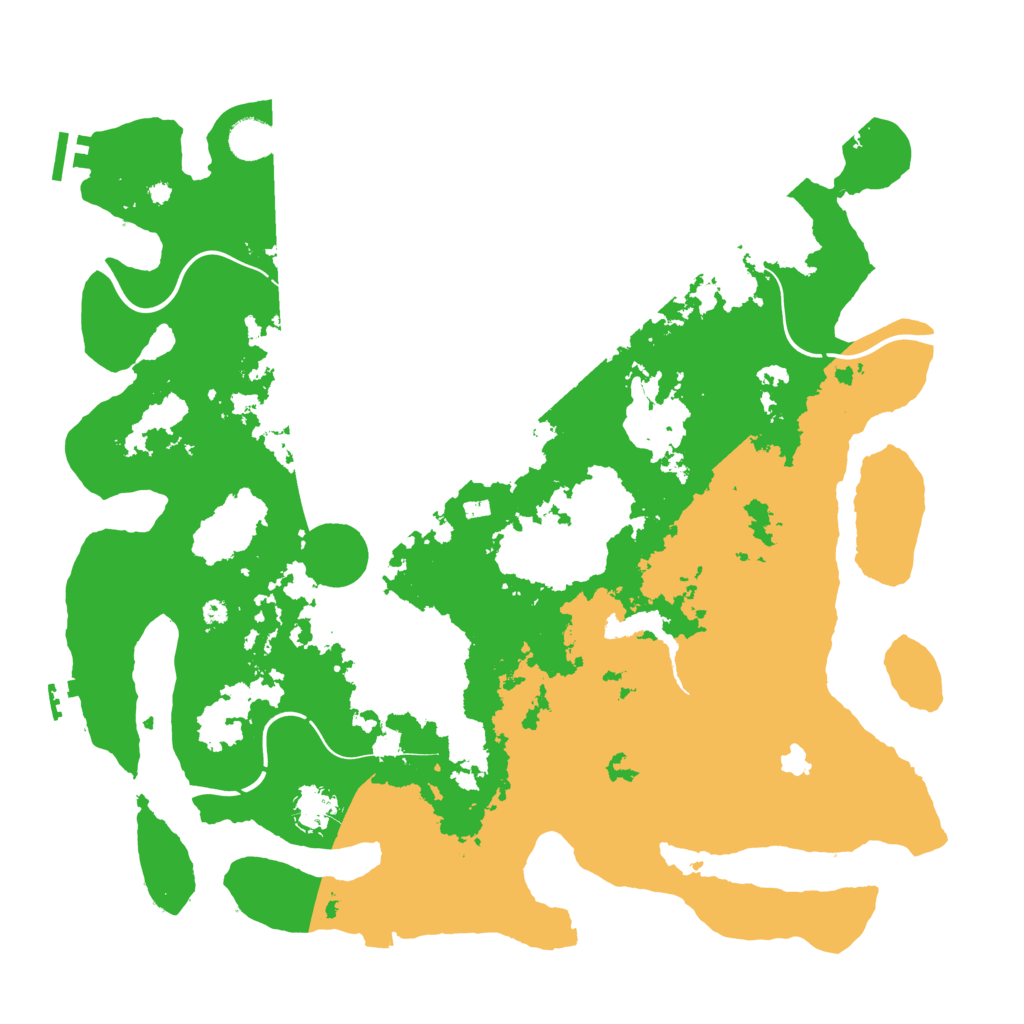 Biome Rust Map: Procedural Map, Size: 4250, Seed: 261630093