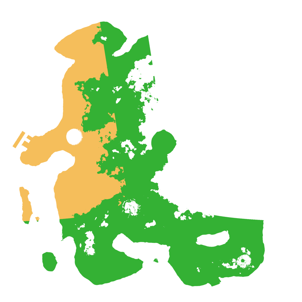 Biome Rust Map: Procedural Map, Size: 3333, Seed: 68