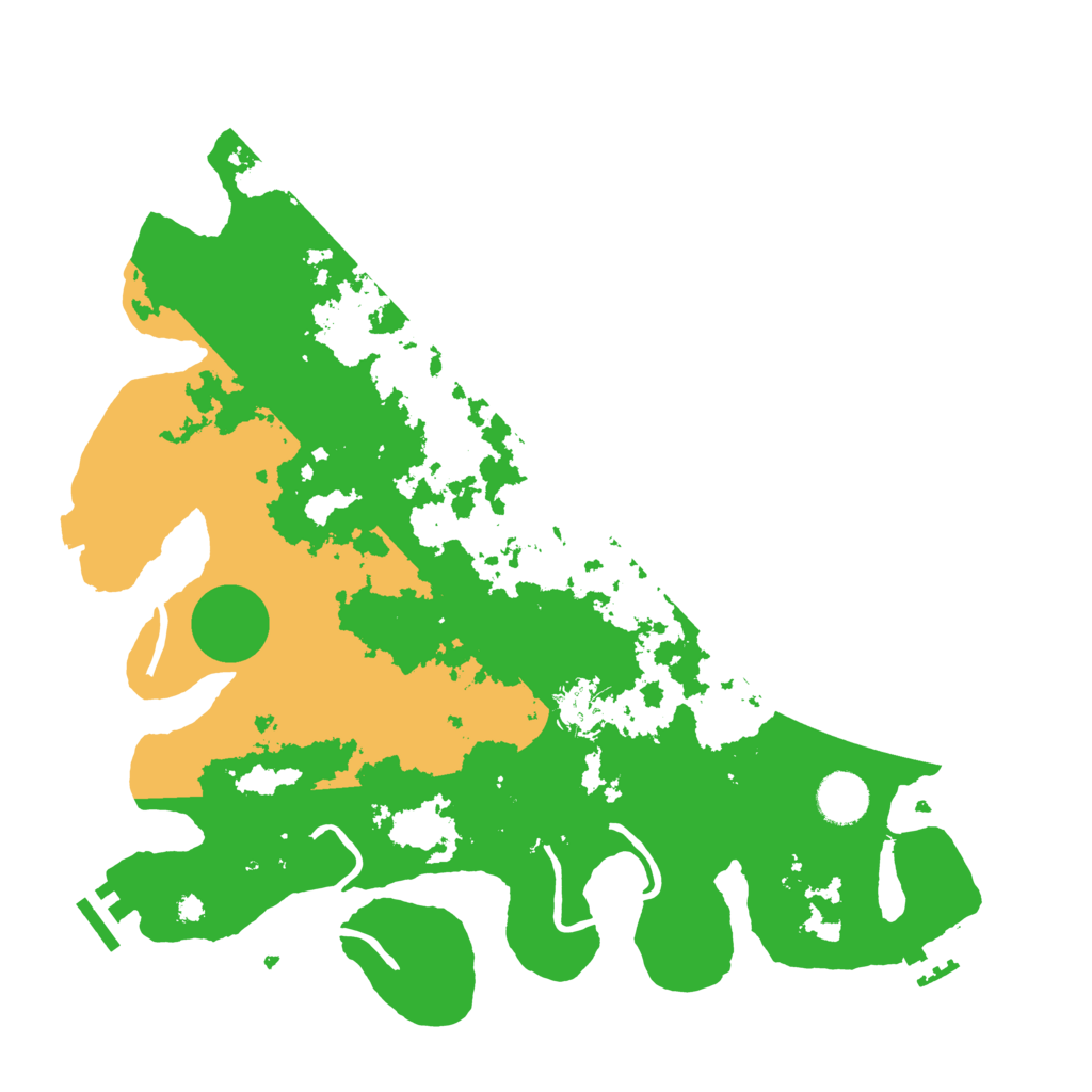 Biome Rust Map: Procedural Map, Size: 3700, Seed: 58445705