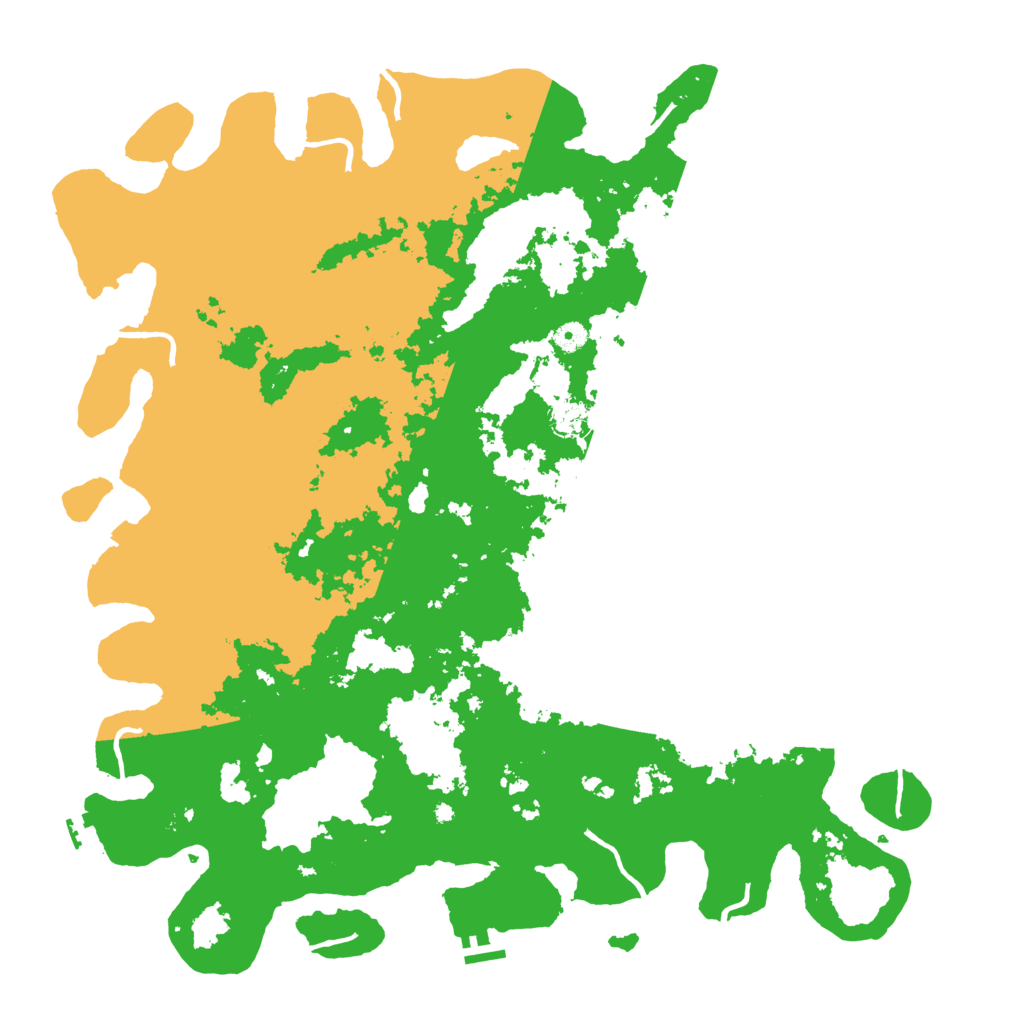 Biome Rust Map: Procedural Map, Size: 5000, Seed: 744287673