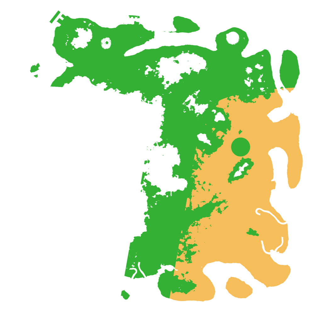 Biome Rust Map: Procedural Map, Size: 4500, Seed: 939958115