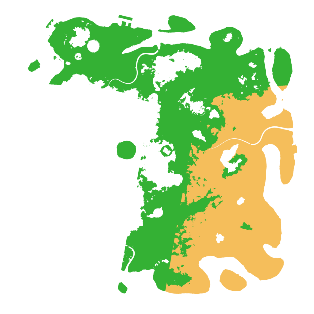 Biome Rust Map: Procedural Map, Size: 4500, Seed: 939958115