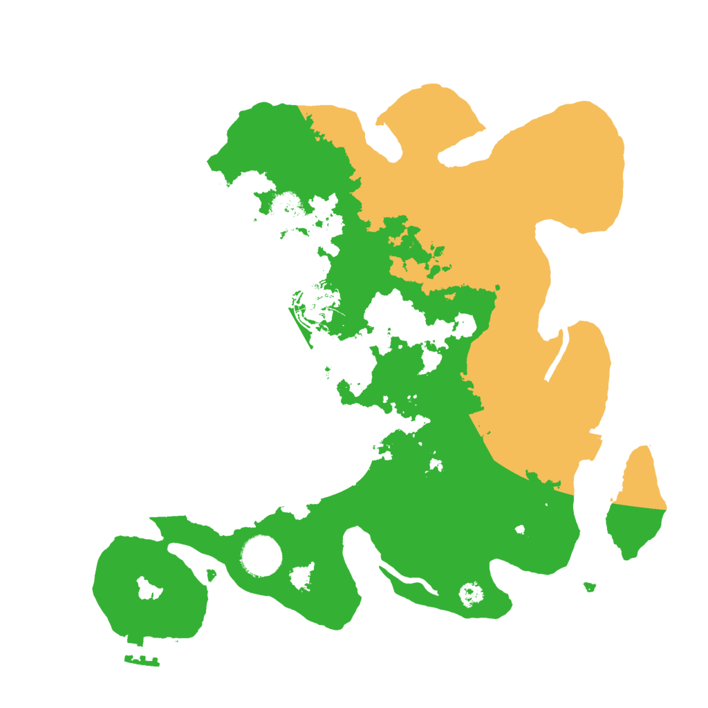 Biome Rust Map: Procedural Map, Size: 3055, Seed: 50001