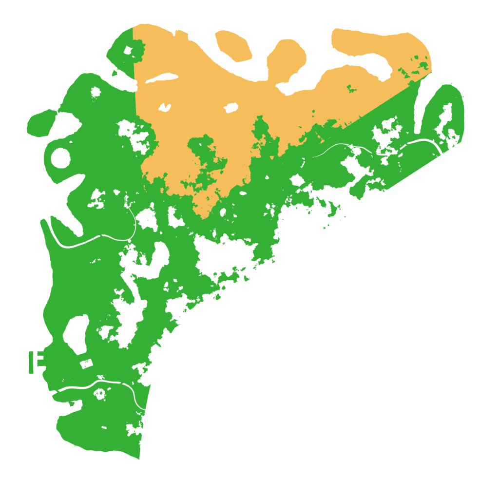 Biome Rust Map: Procedural Map, Size: 4500, Seed: 1679346