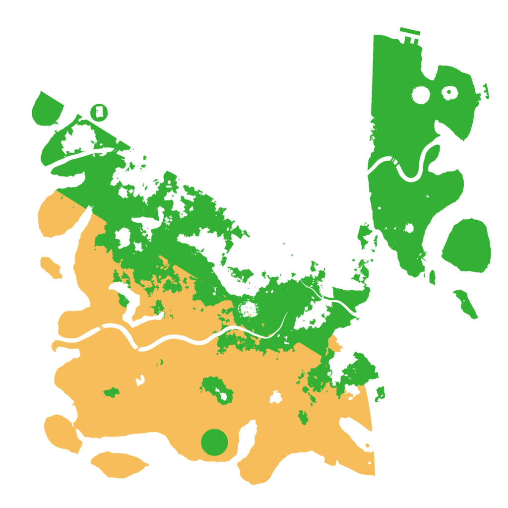 Biome Rust Map: Procedural Map, Size: 5000, Seed: 1370696317