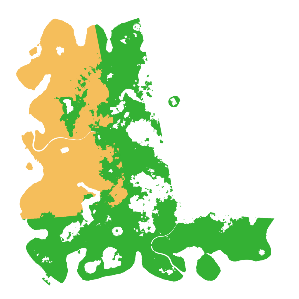 Biome Rust Map: Procedural Map, Size: 4500, Seed: 6845845