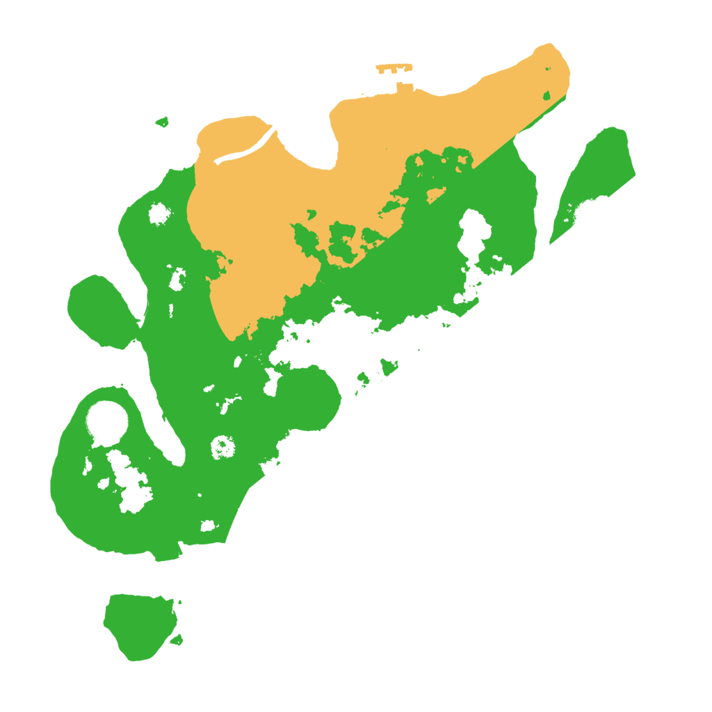 Biome Rust Map: Procedural Map, Size: 3000, Seed: 1370011984