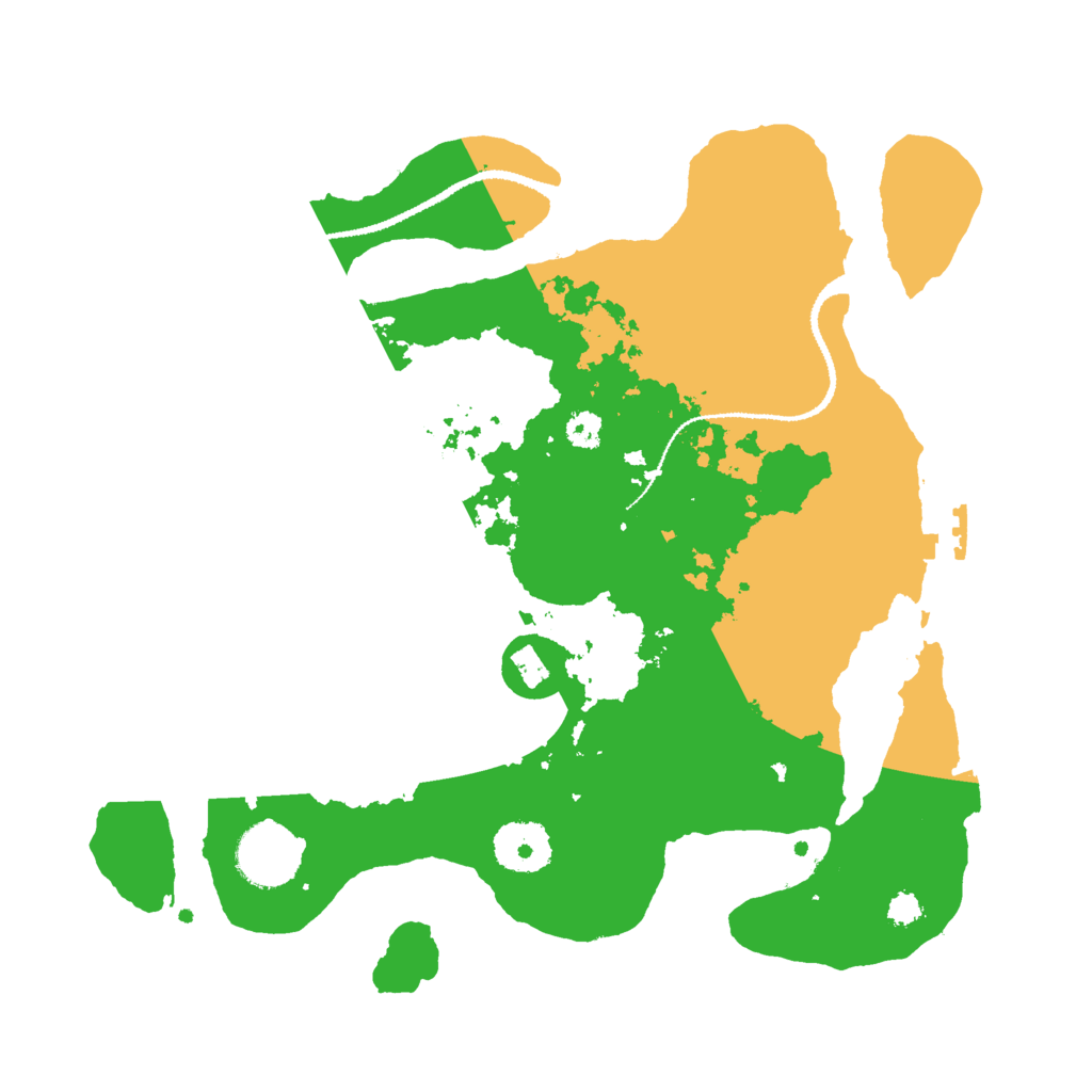Biome Rust Map: Procedural Map, Size: 3000, Seed: 541263373