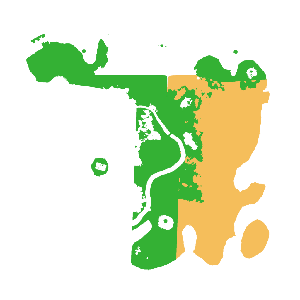 Biome Rust Map: Procedural Map, Size: 3000, Seed: 88962